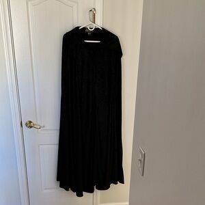 Eterna Black Hooded Dress
